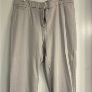 NWOT J. Jill Light Gray Ankle Pants